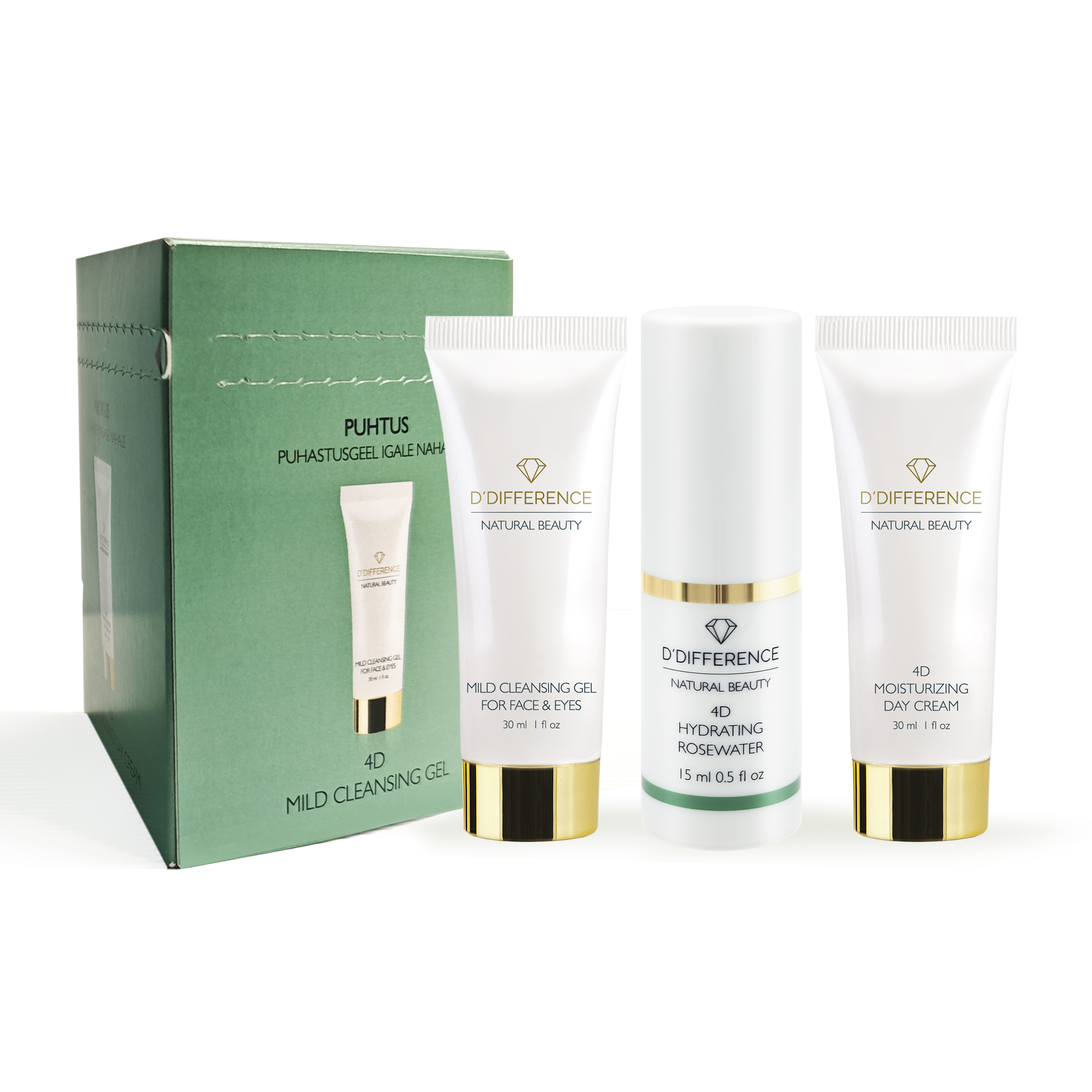 4D SKAISTUMA STARTA KOMPLEKTS 3 x 15ML